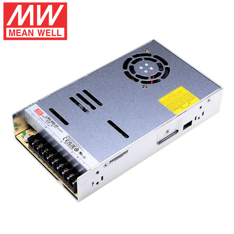 LRS-600 Series 24V 36V 48V Mean Well Power Supply With Fan